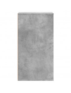 Cassettiera Angolo Grigio Cemento 40x41x76cm Legno Multistrato