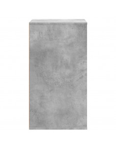 Cassettiera Angolo Grigio Cemento 60x41x76cm Legno Multistrato