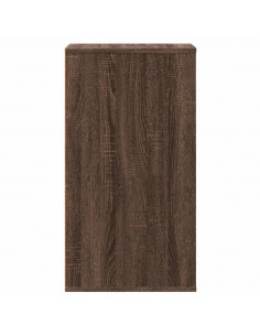 Cassettiera Angolo Rovere Marrone 40x41x76cm Legno Multistrato