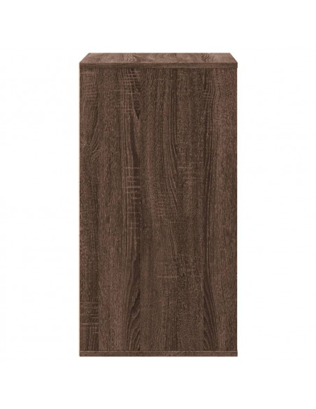 Cassettiera Angolo Rovere Marrone 60x41x76cm Legno Multistrato