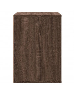 Cassettiera Angolo Rovere Marrone 80x41x58cm Legno Multistrato