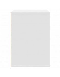 Cassettiera Bianca 80x41x58 cm in Legno Multistrato
