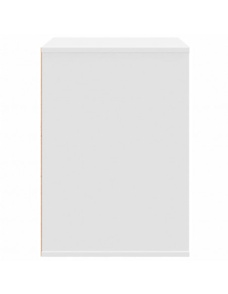 Cassettiera Bianca 80x41x58 cm in Legno Multistrato