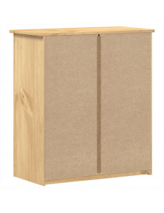 Cassettiera Corona 80x40x89 cm in Legno Massello di Pino