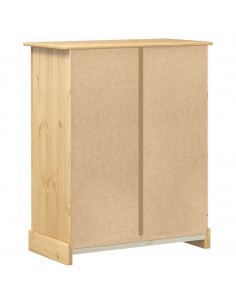 Cassettiera Corona 92x48x114 cm in Legno Massello di Pino