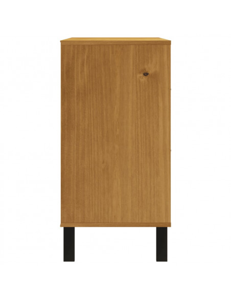 Cassettiera FLAM 110x40x80 cm in Legno Massello di Pino