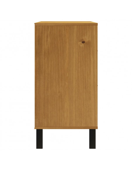 Cassettiera FLAM 110x40x80 cm in Legno Massello di Pino