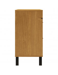 Cassettiera FLAM 110x40x80 cm in Legno Massello di Pino