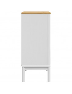 Cassettiera FLORO Bianca in Legno Massello di Pino
