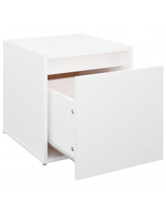 Cassetto Contenitore Bianco 40,5x40x40 cm in Legno Multistrato