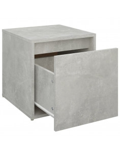 Cassetto Contenitore Grigio Cemento 40,5x40x40 cm in Legno