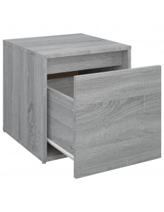 Cassetto Contenitore Grigio Sonoma 40,5x40x40 cm in Multistrato