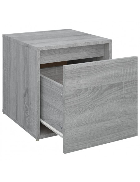 Cassetto Contenitore Grigio Sonoma 40,5x40x40 cm in Multistrato