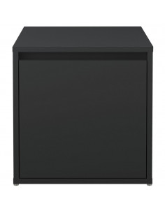 Cassetto Contenitore Nero 40,5x40x40 cm in Legno Multistrato