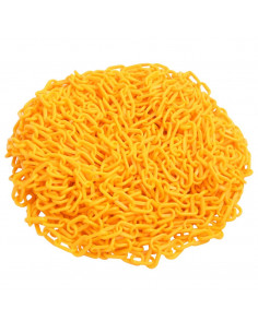 Catena Segnaletica Gialla 100 m Ø6 mm in Plastica