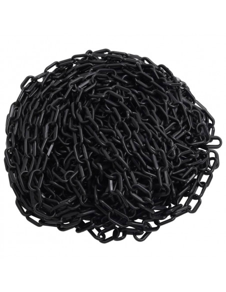 Catena Segnaletica Nera 100 m Ø4 mm in Plastica