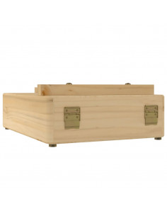 Cavalletto da Tavolo 27x43x68 cm in Legno Massello di Pino