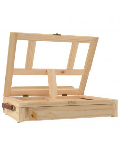 Cavalletto Tavolo Cassetto 33,5x25,5x7 cm Legno Massello Pino