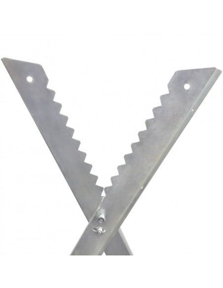 Cavalletto Zincato Pieghevole per Segare Legno