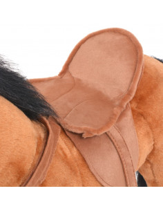 Cavallo in Peluche in Piedi Marrone