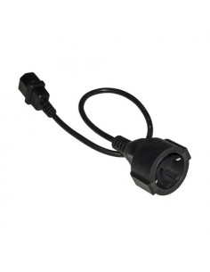 CAVO ADATTATORE DI ALIMENTAZIONE PRESA SCHUKO TEDESCA FEMMINA - IEC C14 MASCHIO CM 50