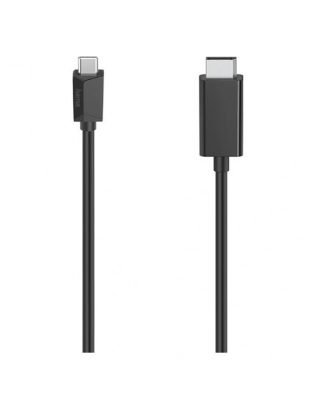 Cavo adattatore Hama 00200717 Video Type C DisplayPort Black Black