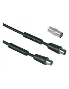 Cavo antenna Hama 00205306 With Adapter 85 Db Nero Nero