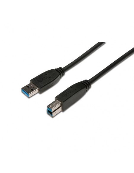 CAVO DIGITUS USB 3.0 A TO USB B, M-M, 1,8MT, (TIPO STAMPANTE), NERO, AK300115018S