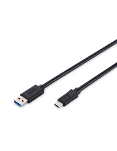 CAVO DIGITUS USB A TO USB-C, M-M, 1MT, NERO,AK300136010S