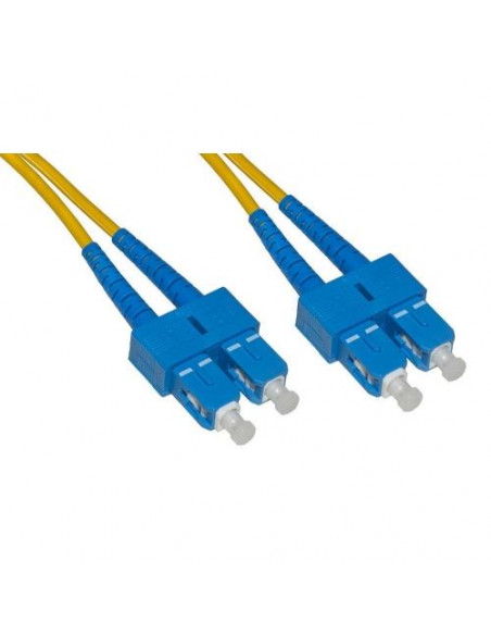 CAVO FIBRA OTTICA SC A SC SINGLEMODE DUPLEX 9/125 MT.3