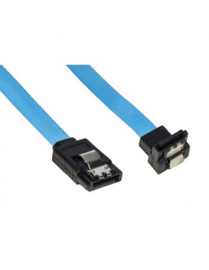 CAVO INTERNO SATA III CM 30 CONNETTORE 90° CON CLIP BLOCCAGGIO IN METALLO