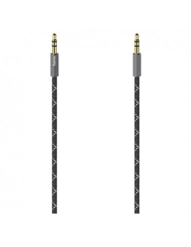 Cavo Jack 3.5 Hama 00205130 Gold Plated Nero Nero