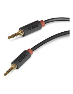 Cavo Jack 3.5 Sbs TECABLE35KR Stereo Nero Nero