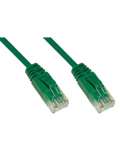 CAVO RETE CATEGORIA 6 NON SCHERMATO UTP COLORE VERDE HALOGENFREE MT 1 SLIM