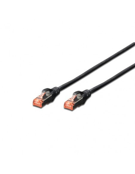 CAVO RETE DIGITUS CAT. 6 S-FTP DOPPIA SCHERMATURA LS0H COLORE NERO MT. 0,5