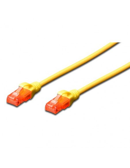 CAVO RETE DIGITUS CAT. 6 UTP NON SCHERMATO LSZH GIALLO 2mt