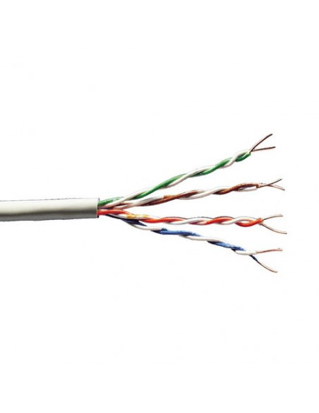 CAVO SOLIDO NON SCHERMATO UTP PER RETI CATEGORIA 5E IN RAME MATASSA MT. 305 CLASSE CPR: Eca