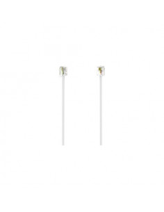 Cavo telefonico Hama 00201133 Plug 6P 4C Bianco Bianco