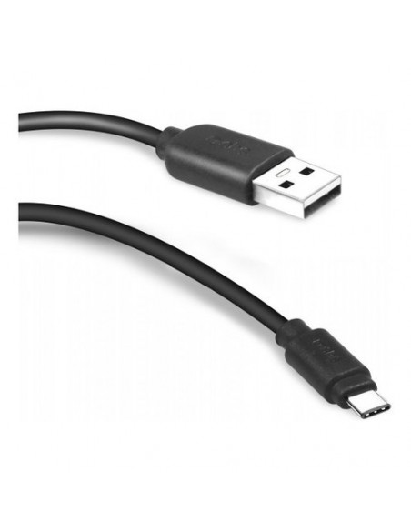 Cavo USB C Sbs TECABLEMICROC15K CHARGING DATA CABLE 2.0 Black Black