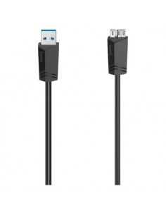 Cavo USB Hama 00200627 3.0 Black Black