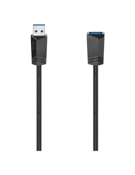 Cavo USB Hama 00200628 3.0 Extension Black Black
