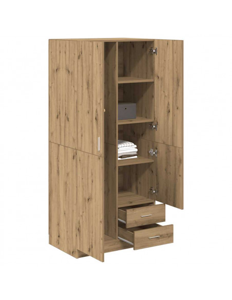 Armadio Rovere Artigianale 80x52x180 cm in Truciolato