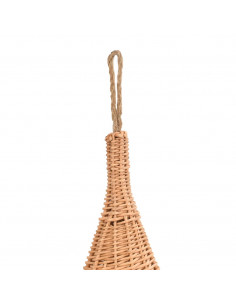 Cesta per Gatti con Cuscino 40x60cm Teepee Salice Naturale