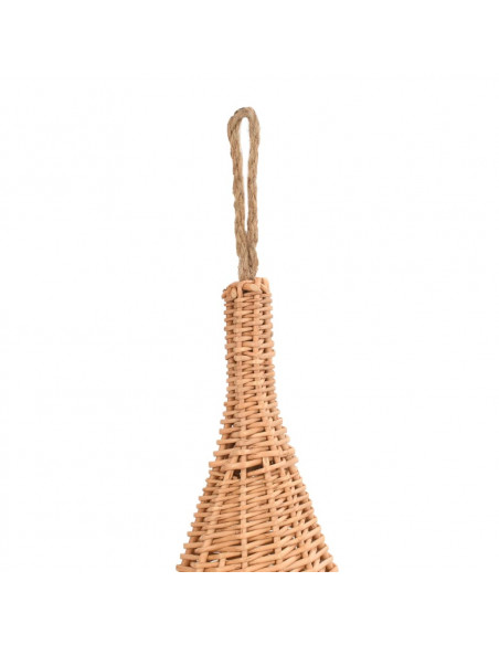Cesta per Gatti con Cuscino 40x60cm Teepee Salice Naturale