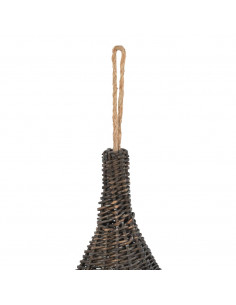 Cesta per Gatti Cuscino Grigio 40x60cm Teepee Salice Naturale