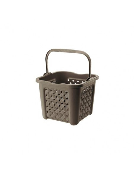 Cesta Tontarelli 8065448909 ARIANNA Quadra con Manico Marrone Marrone