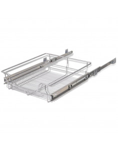 Cestelli a Rete Estraibili 2 pz 500 mm Argentati