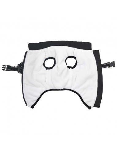 Cappotto Cani con Imbracatura Impermeabile Riflettente Nero L