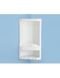 Cestello box doccia Gedy 8079 02 Angolare Bianco Bianco