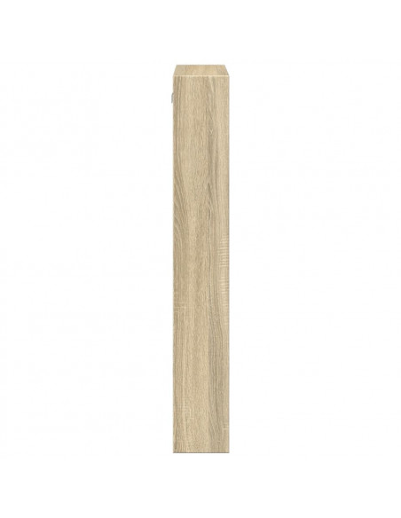 Armadietto a Muro Rovere Sonoma 50x15x100 cm in Truciolato